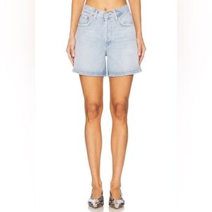 Agolde V-Waist Denim Shorts
